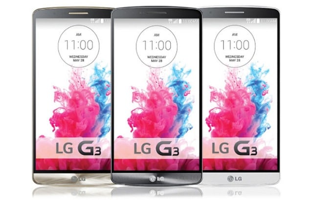 Le LG G3 est disponible en 3 coloris.