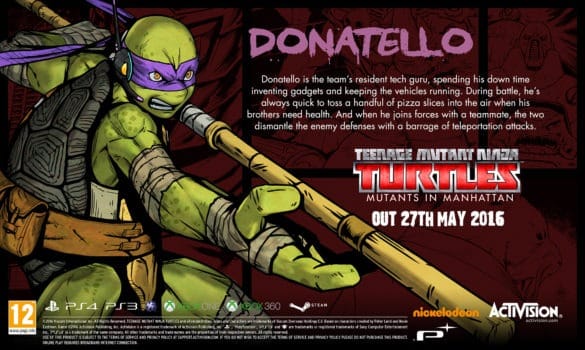 TMNT MIM Bio Card Donnie