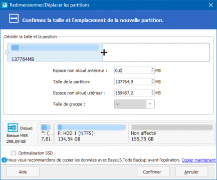 test de easeus partition master free pro gestionnaire de partition windows redimensionner partition 57d2838727a51