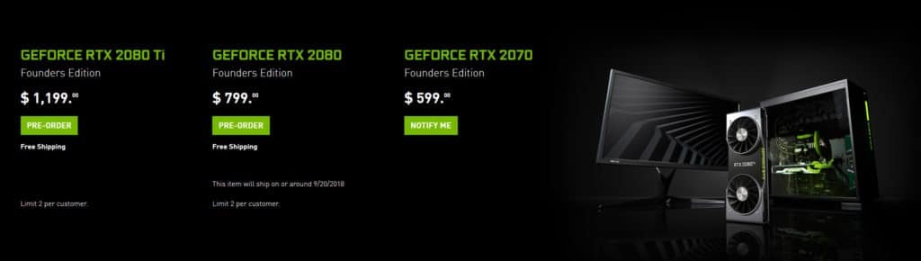 nvidia rtx series