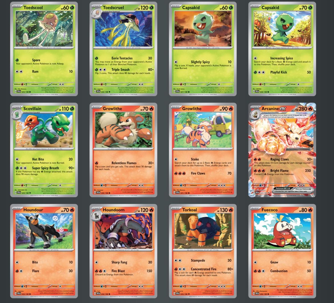 1680287919 393 Pokemon Scarlet et Violet TCG Toutes les cartes repertoriees