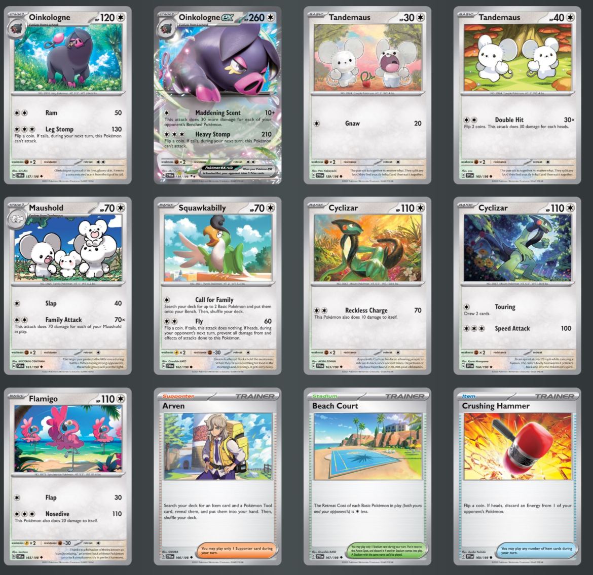 1680287922 110 Pokemon Scarlet et Violet TCG Toutes les cartes repertoriees