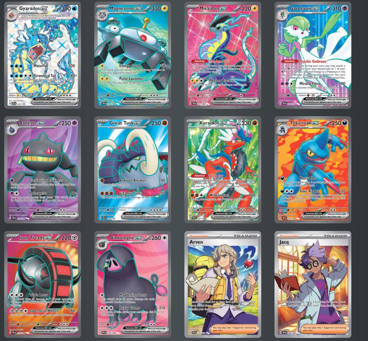 1680287923 288 Pokemon Scarlet et Violet TCG Toutes les cartes repertoriees