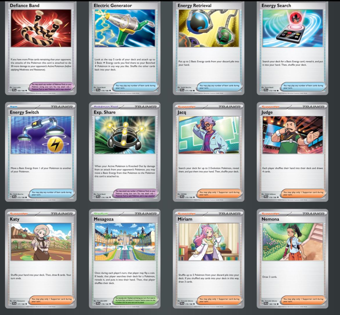 1680287923 613 Pokemon Scarlet et Violet TCG Toutes les cartes repertoriees