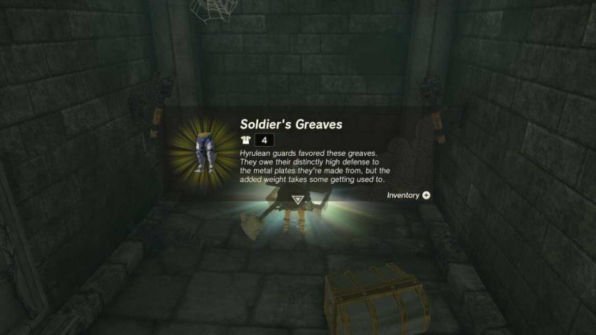 Coffre de soldat Greaves TOTK