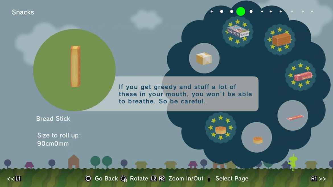 Nous aimons le bâton de pain Katamari