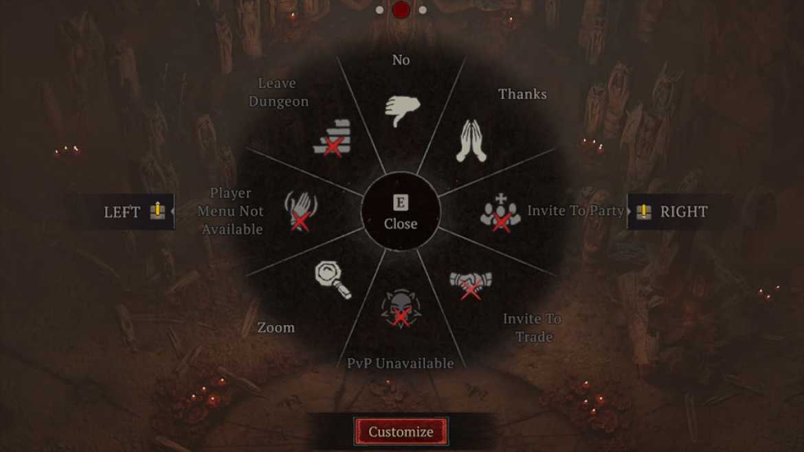 Diablo 4 Emote Wheel pour Reject the Mother