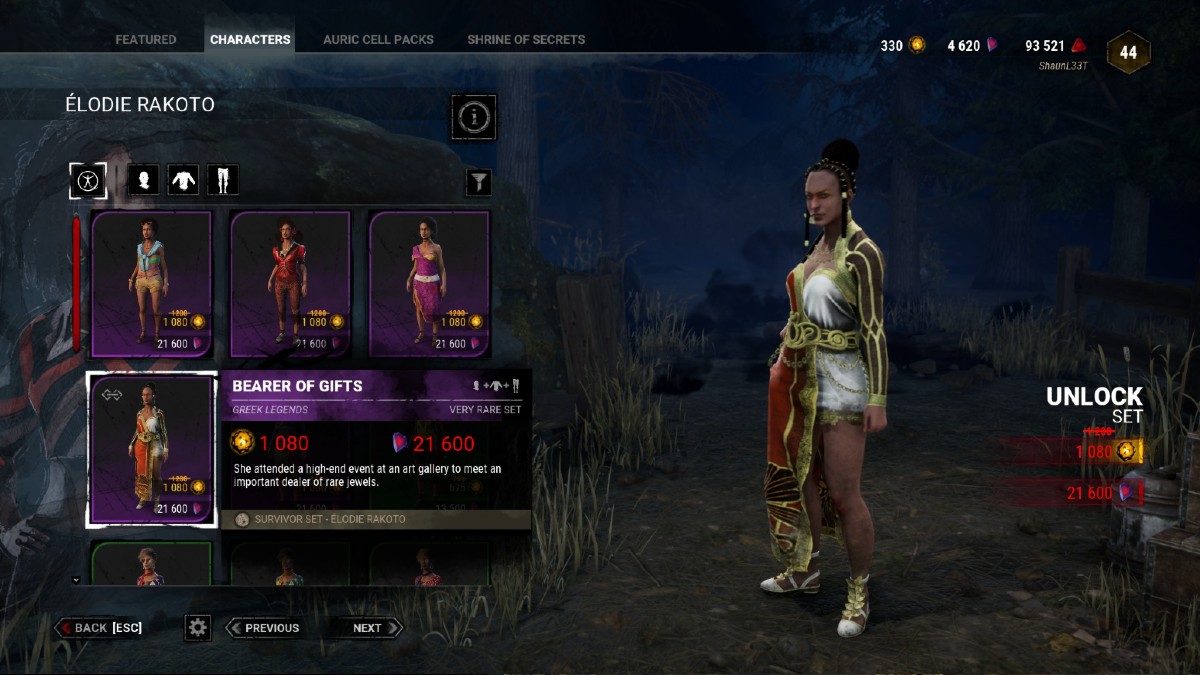 1690482838 676 Dead by Daylight toutes les tenues de legendes grecques repertoriees