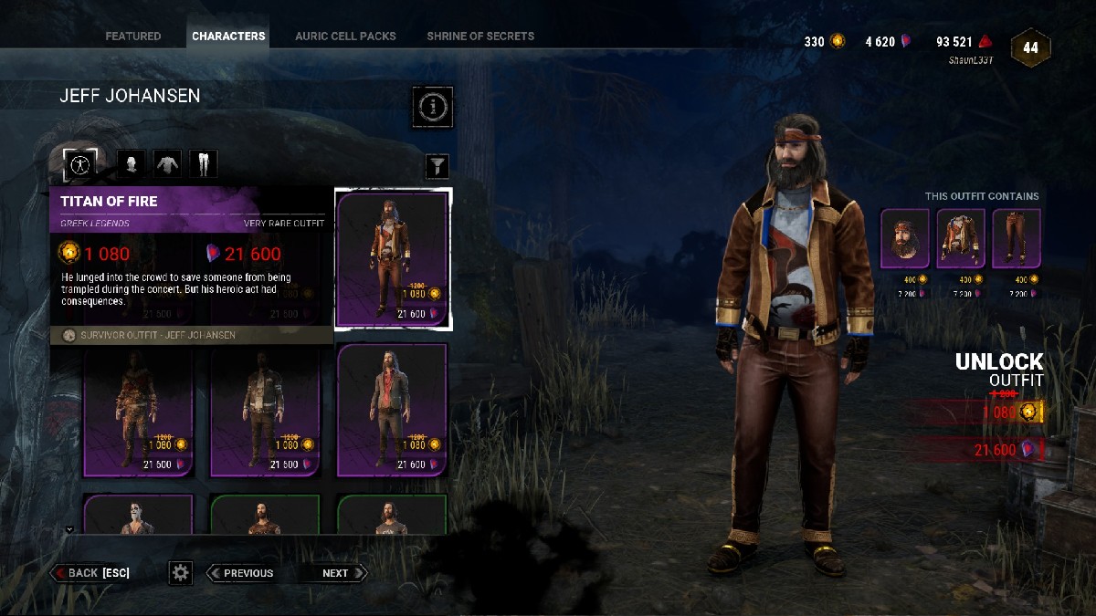 1690482839 870 Dead by Daylight toutes les tenues de legendes grecques repertoriees