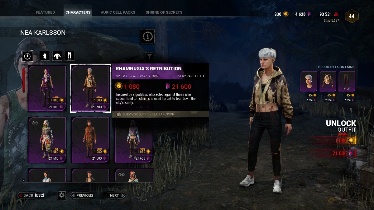 1690482841 621 Dead by Daylight toutes les tenues de legendes grecques repertoriees