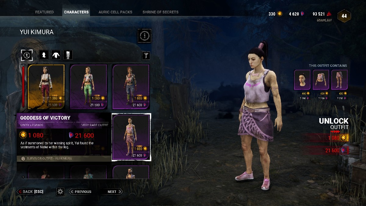 1690482842 727 Dead by Daylight toutes les tenues de legendes grecques repertoriees