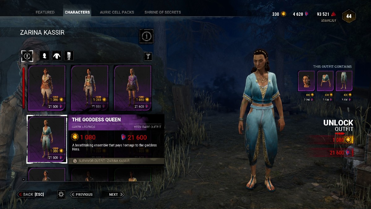 1690482843 288 Dead by Daylight toutes les tenues de legendes grecques repertoriees