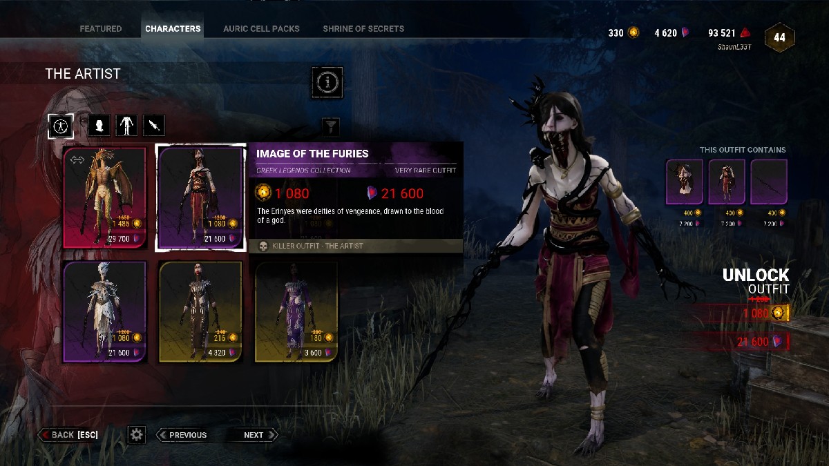 1690482843 952 Dead by Daylight toutes les tenues de legendes grecques repertoriees