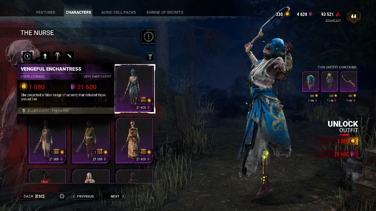 1690482845 712 Dead by Daylight toutes les tenues de legendes grecques repertoriees