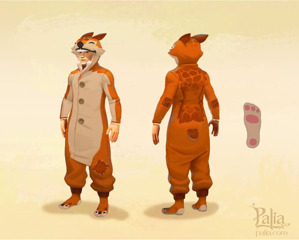 Palia Fox Onesie Article Cosmétique