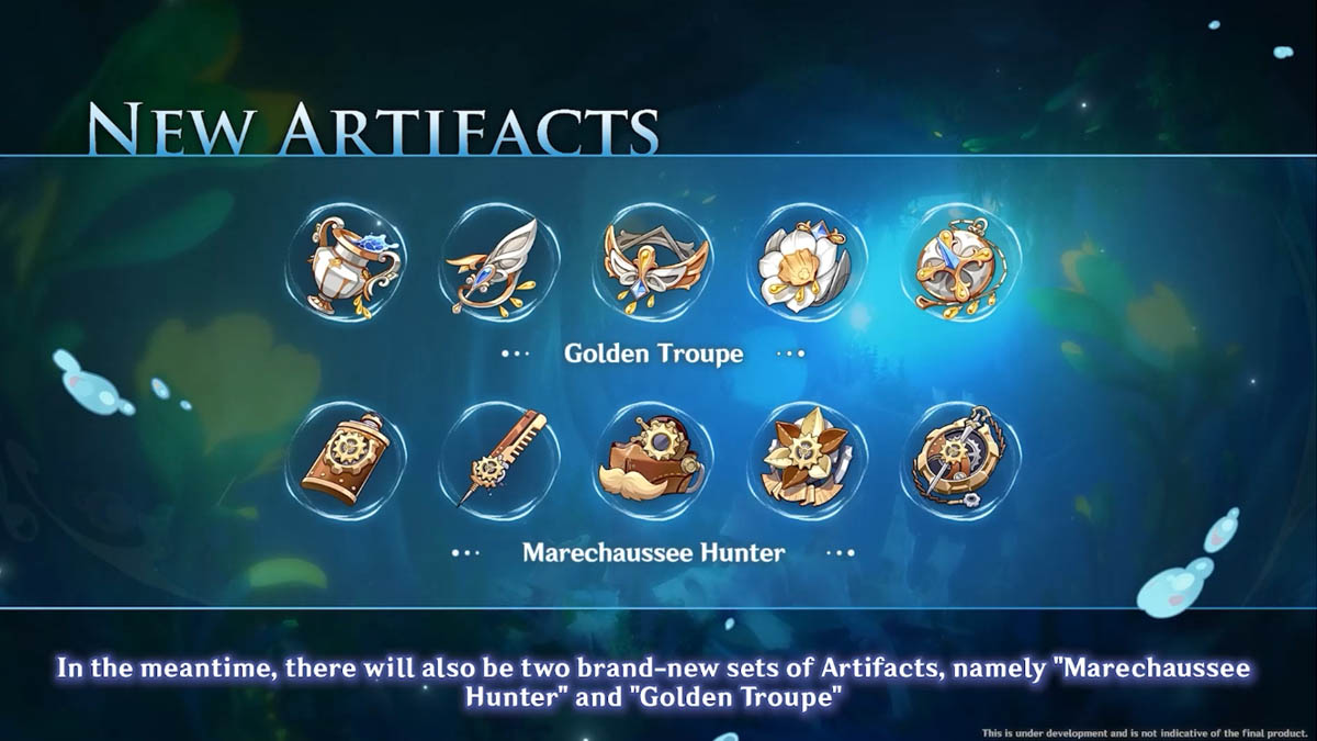 Genshin Impact 4.0 Stream Artefacts