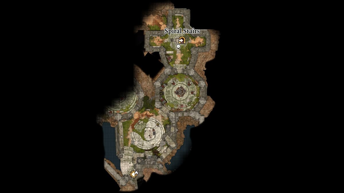 BG3 Emerald Grove Vault Carte Emplacement