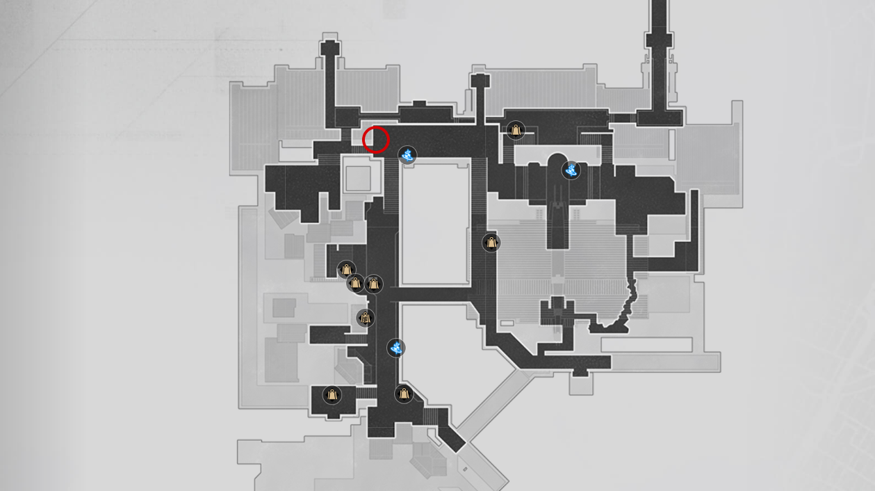 Emplacement de la carte à Honkai: Star Rail