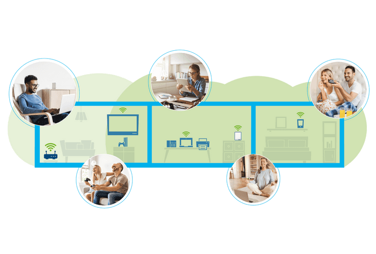 devolo wifi 6 repeater 5400 application scenario