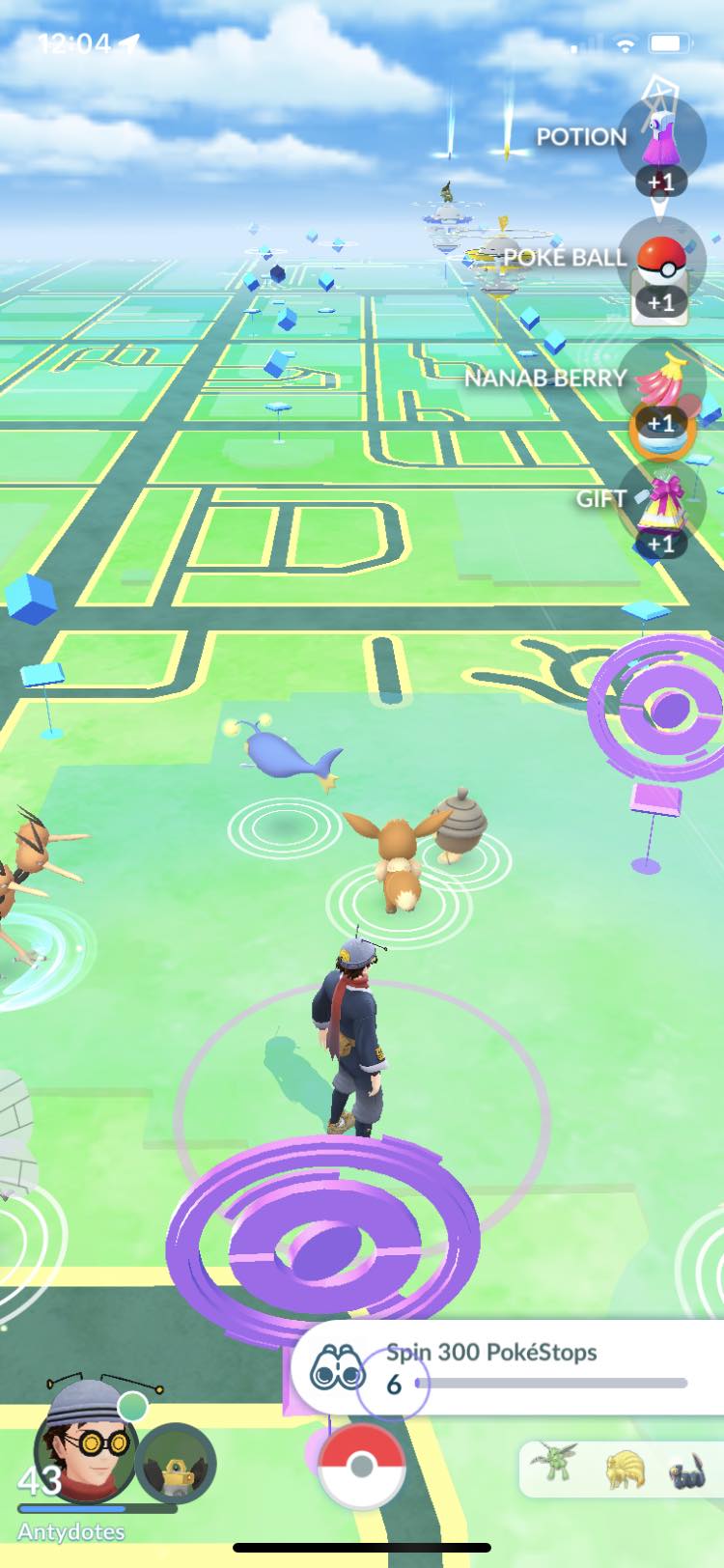 Bug de l’avatar Pokemon GO