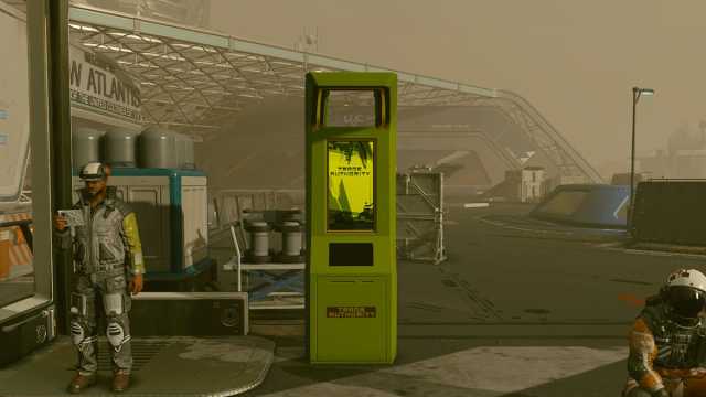 Starfield Trade Authority Kiosk New Atlantis