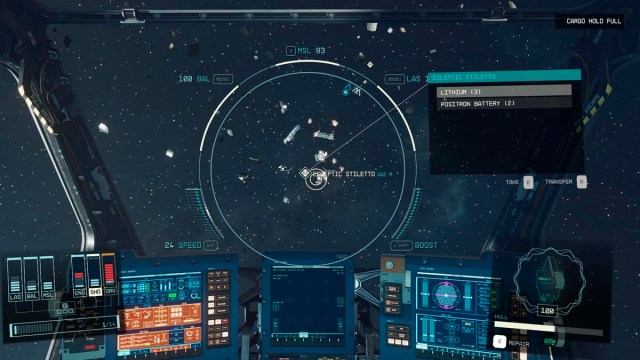 Navires de la batterie de positons Starfield