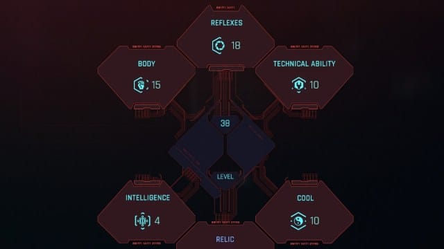 Arbre de compétences Cyberpunk 2077