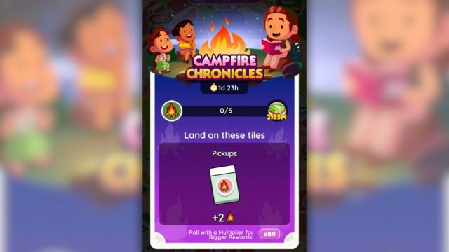 1696786505 335 Monopoly GO Toutes les recompenses de levenement Campfire Chronicles repertoriees