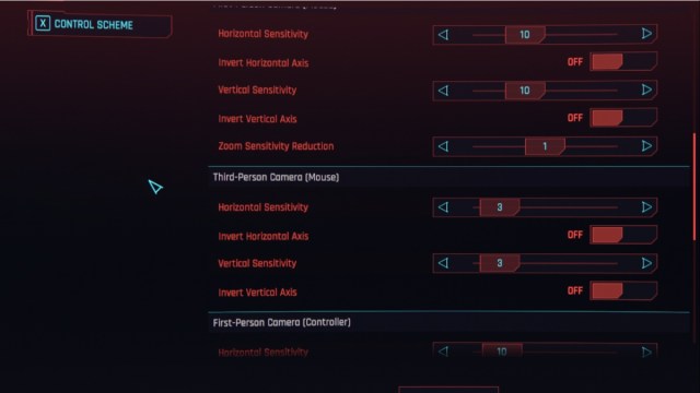 1698173595 765 Explication des meilleurs parametres de la manette Cyberpunk 2077 20