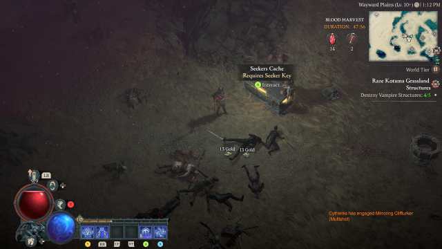 A quoi servent les cles du chercheur dans Diablo 4