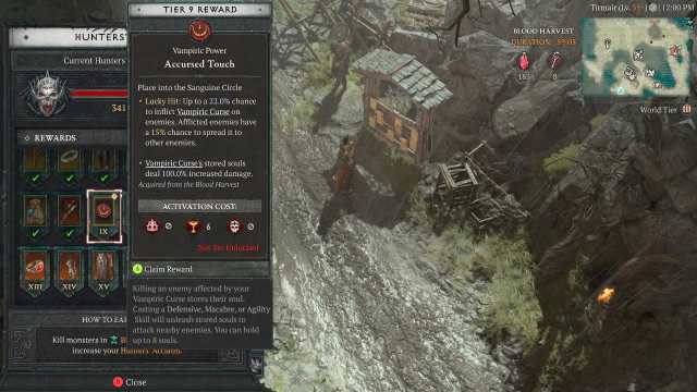 Comment debloquer le toucher maudit dans Diablo 4