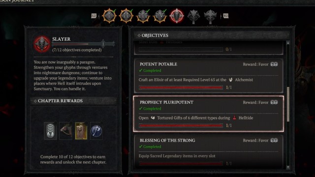 Comment terminer la prophetie pluripotente dans Diablo 4