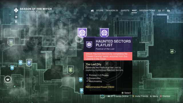 Destiny 2 Comment acceder aux Secteurs hantes dans le