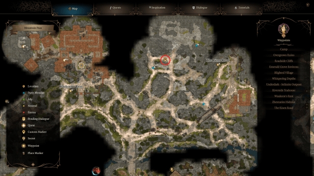 1699036960 83 Tous les emplacements darbalete a Baldurs Gate 3 BG3