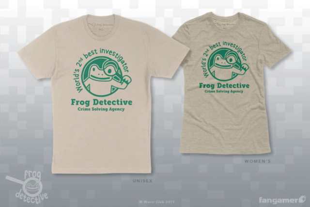 Chemise Frog Detective pour le guide des cadeaux de vacances de joueur confortable