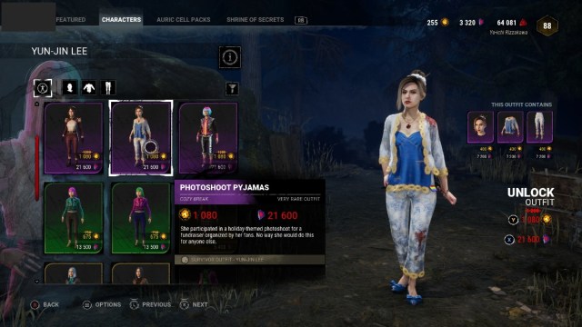 1699995642 867 Collection Dead by Daylight Cozy Break tous les cosmetiques