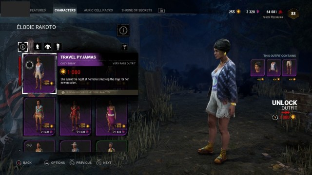 1699995643 89 Collection Dead by Daylight Cozy Break tous les cosmetiques