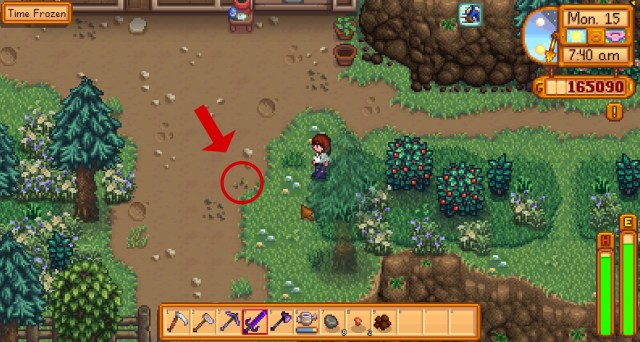 Lieux d’artefacts à Stardew Valley