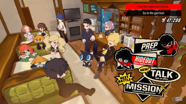 Comment rejouer les missions dans Persona 5 Tactica