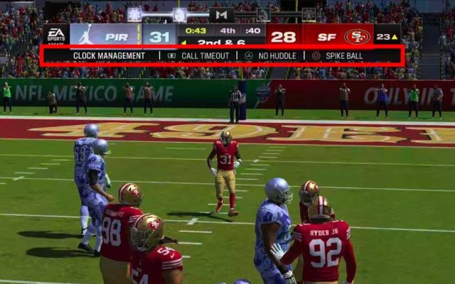 Madden NFL 24 Comment executer une attaque sans huddle