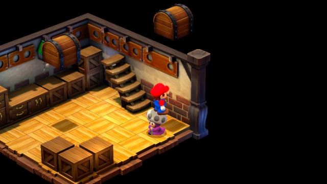 Super Mario RPG Royaume Champignon Boutique dobjets Emplacement du tresor