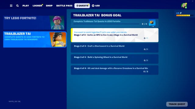 1701987279 53 Comment obtenir le skin Tai Trailblazer dans LEGO Fortnite