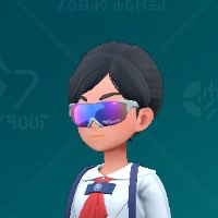 Capture d’écran de Pokemon Scarlet et Violet de lunettes de soleil polarisées.