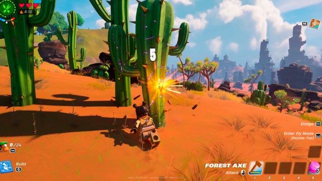 Comment hacher un cactus dans LEGO Fortnite