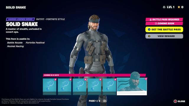 Comment obtenir une peau de serpent solide dans Fortnite