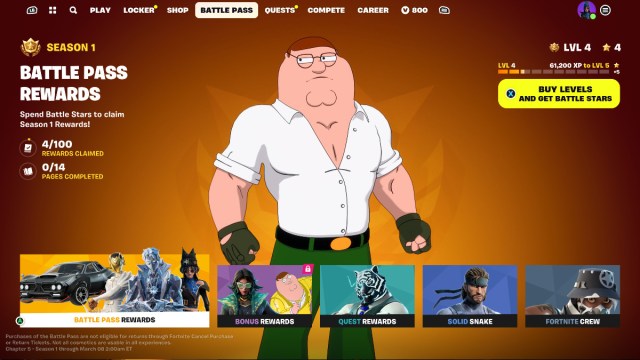 Pourquoi Peter Griffin est il buff dans Fortnite –Repondu