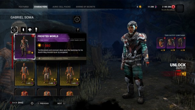 1705425027 178 Dead by Daylight – Tous les cosmetiques de la collection