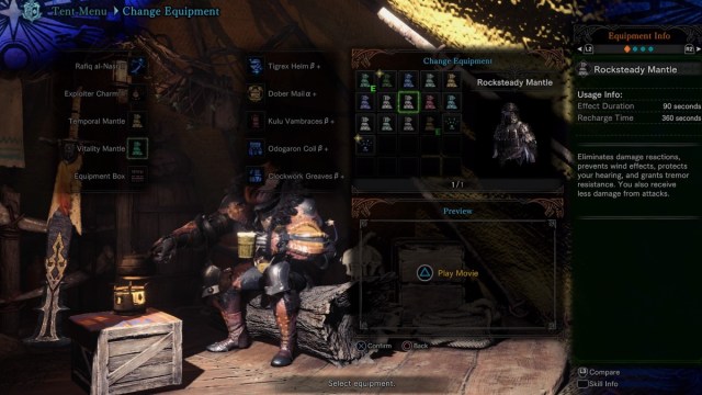 Comment obtenir le manteau Rocksteady dans Monster Hunter World MHW