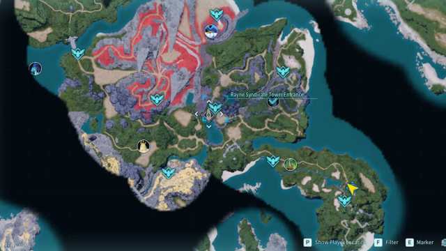 Comment trouver la tour du Syndicat de Rayne a Palworld