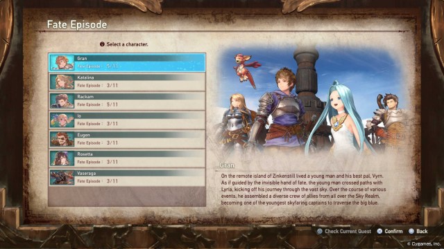 1706891764 884 Que sont les episodes de Fate dans Granblue Fantasy Relink